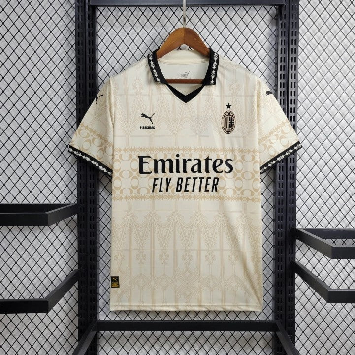 AC Milan x PLEASURES White Fourth Jersey