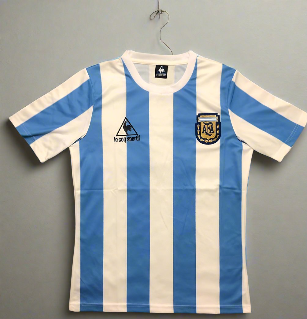 Argentina 1986 Home World Cup Retro Jersey