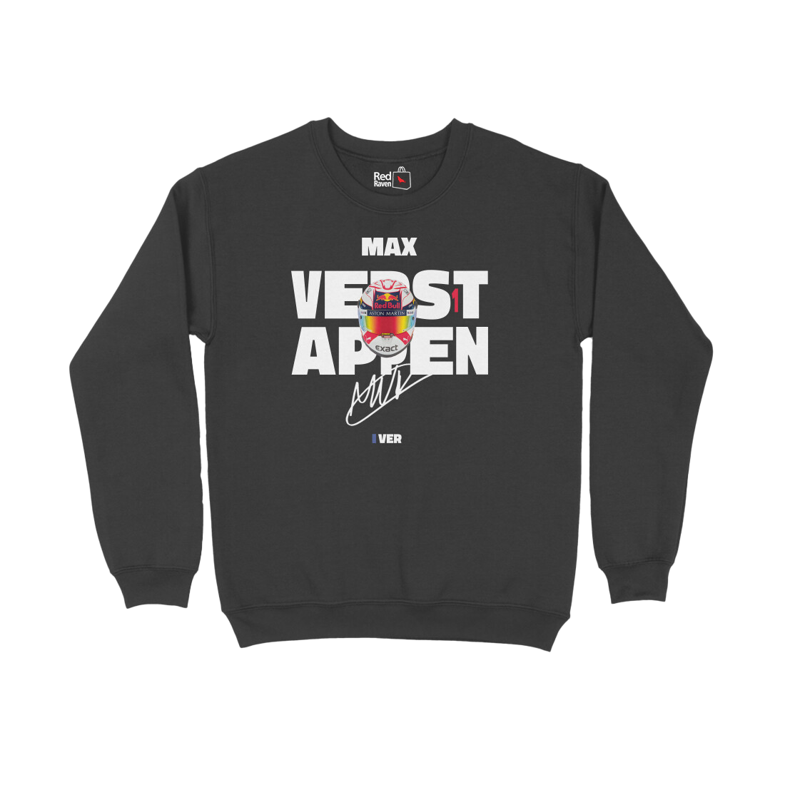 Max Verstappen Helmet Graphic Unisex Sweatshirt