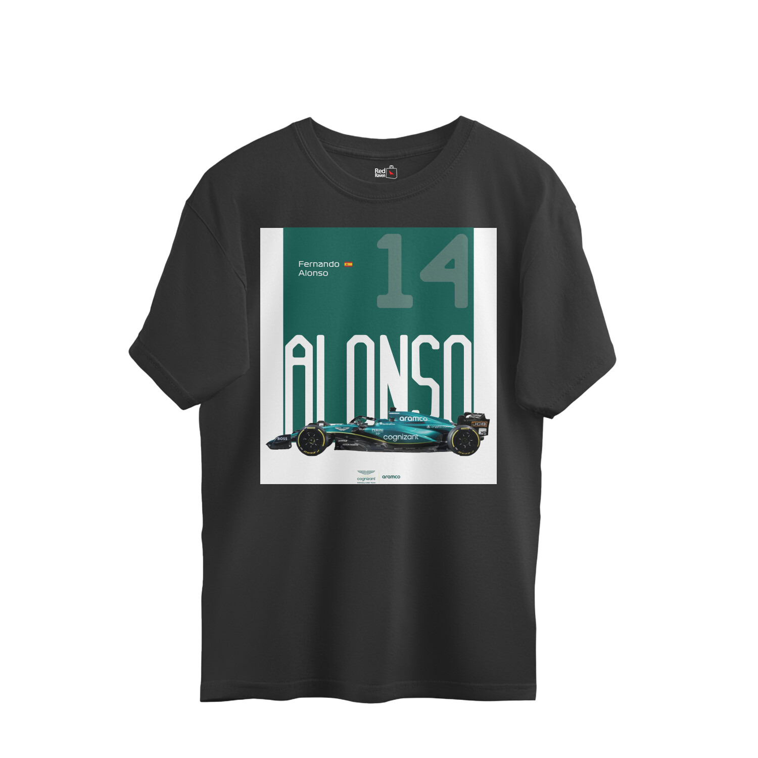 Fernando Alonso 2023 car Oversized Tee