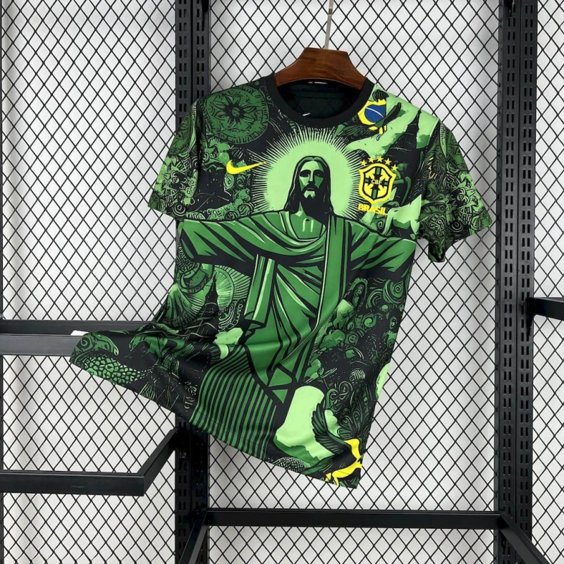 Brazil Christ Redeemer Green Special Edition Jersey