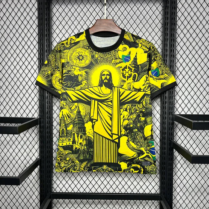 Brazil Christ Redeemer Yellow Special Edition Jersey