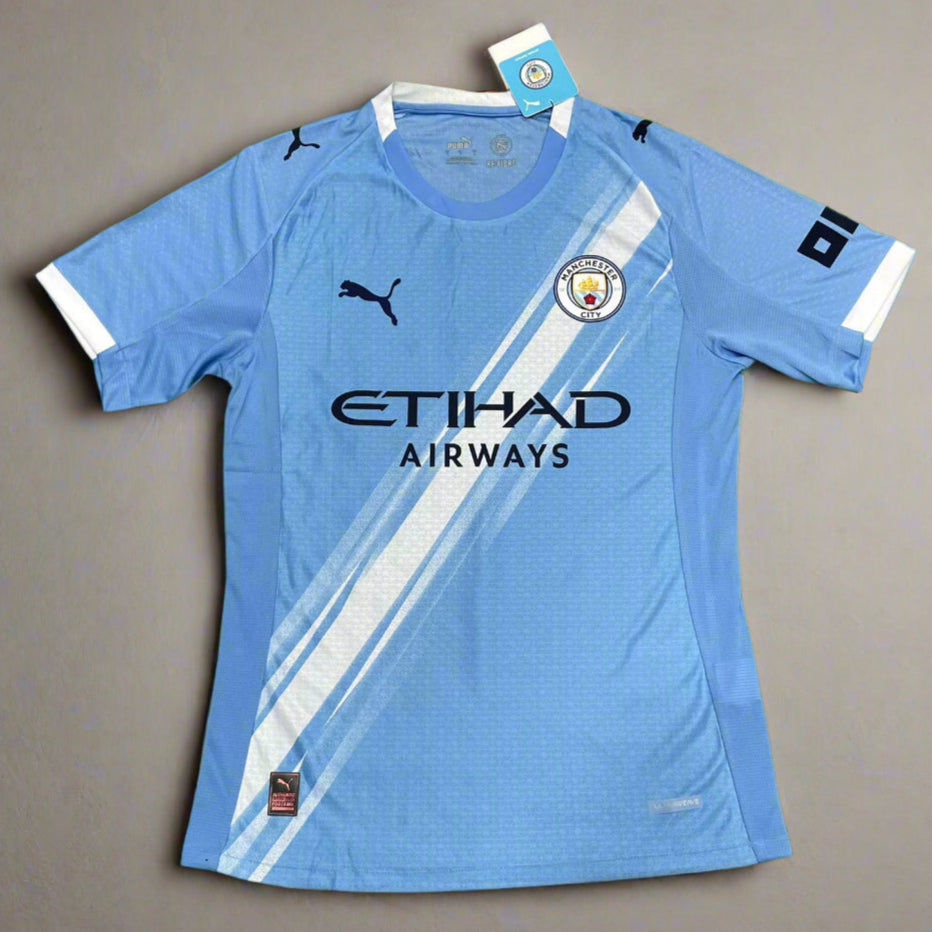 Manchester City Football Jersey Home 25 26 Season PLAYER VERSION