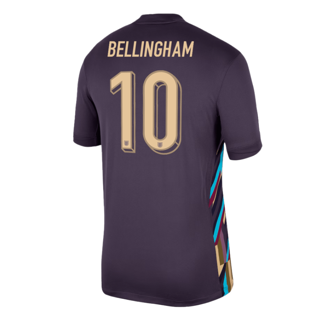 England BELLINGHAM 10 Away Jersey EURO 2024