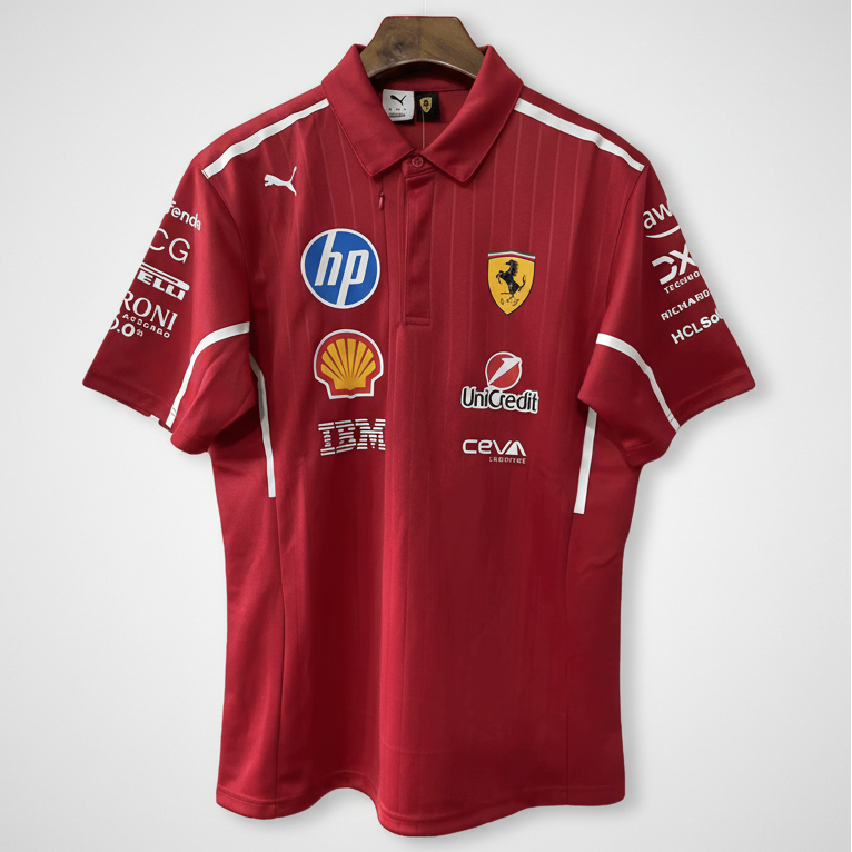 Ferrari F1 2025 Team Red Edition Polo Shirt