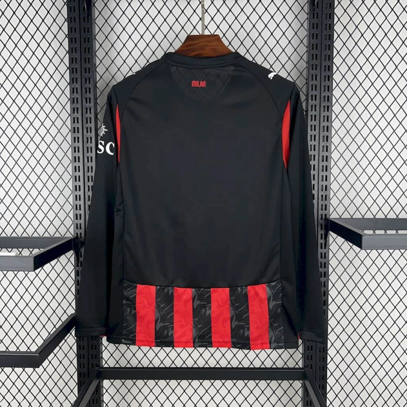 AC Milan Football Jersey Home 25 26 Season FULL SLEEVE