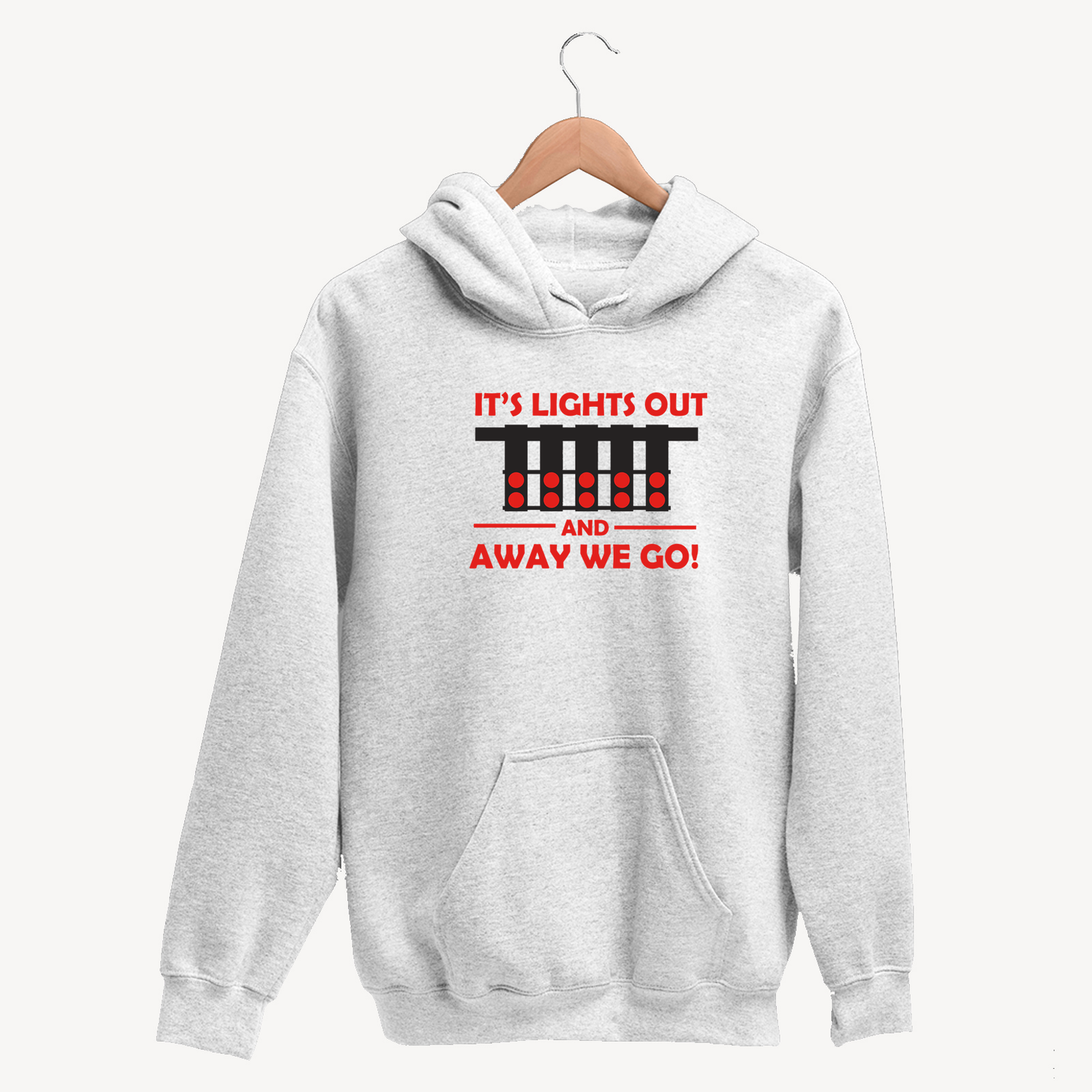 Lights Out And Away We Go Unisex Hoodie