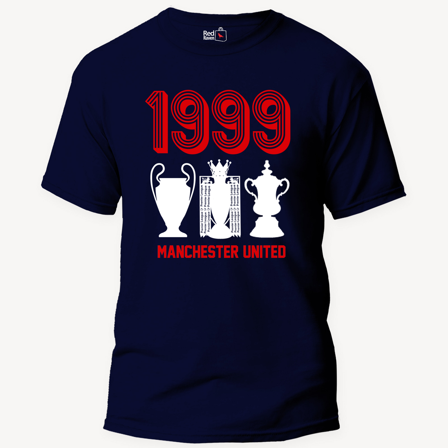 Manchester United 1999 Treble Football - Unisex T-Shirt
