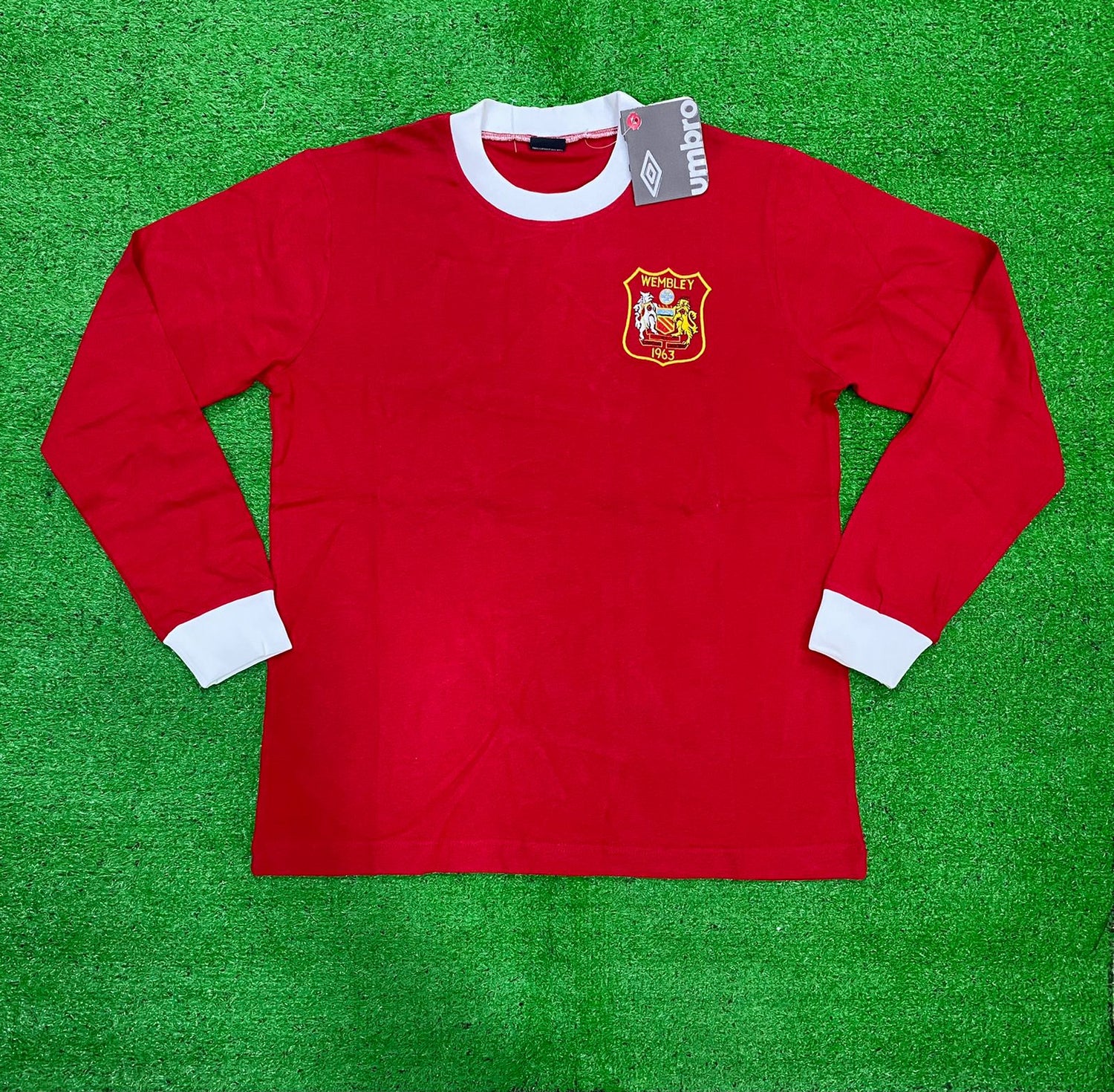 Manchester United 1963 FA Cup Final Home Retro Jersey FULL SLEEVE