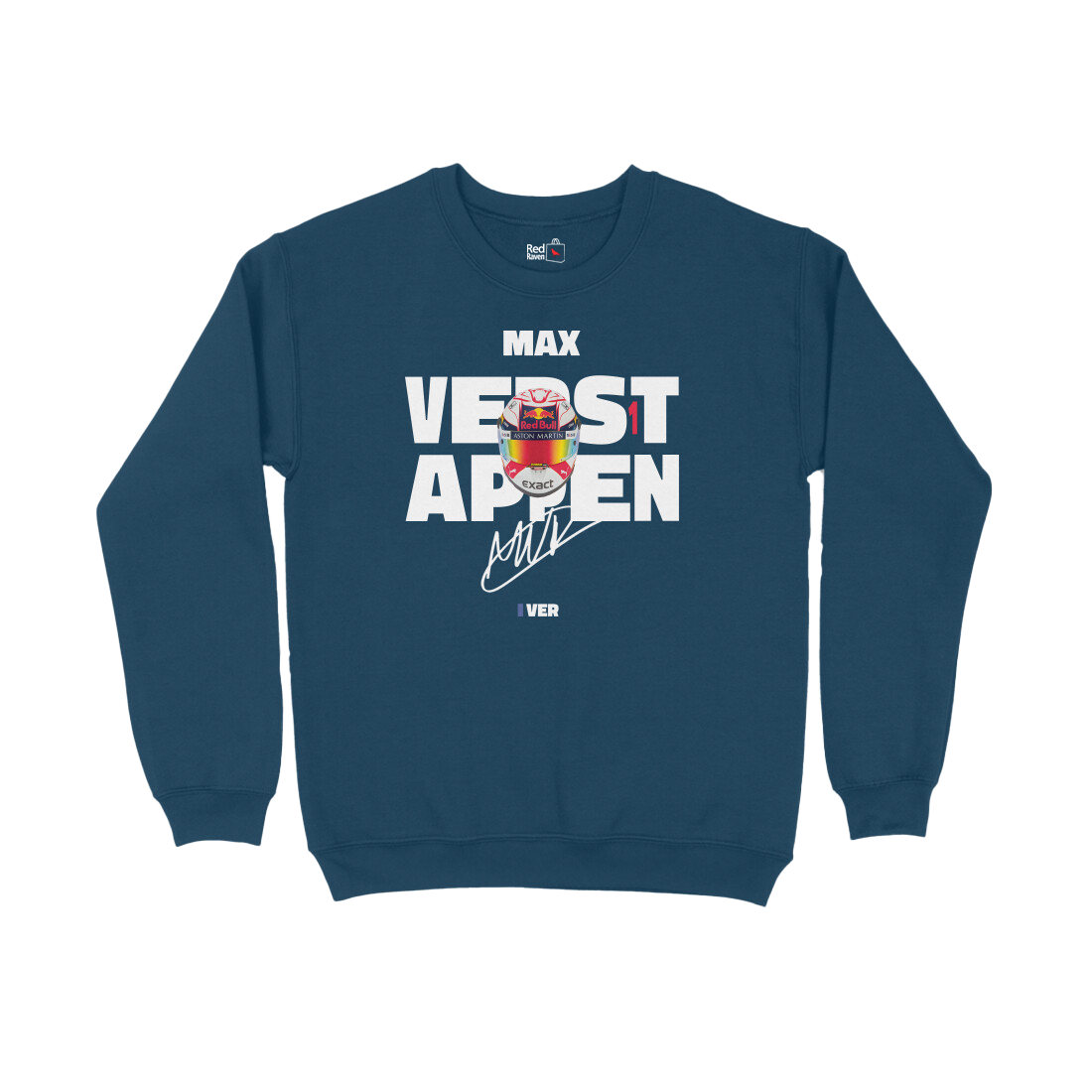 Max Verstappen Helmet Graphic Unisex Sweatshirt