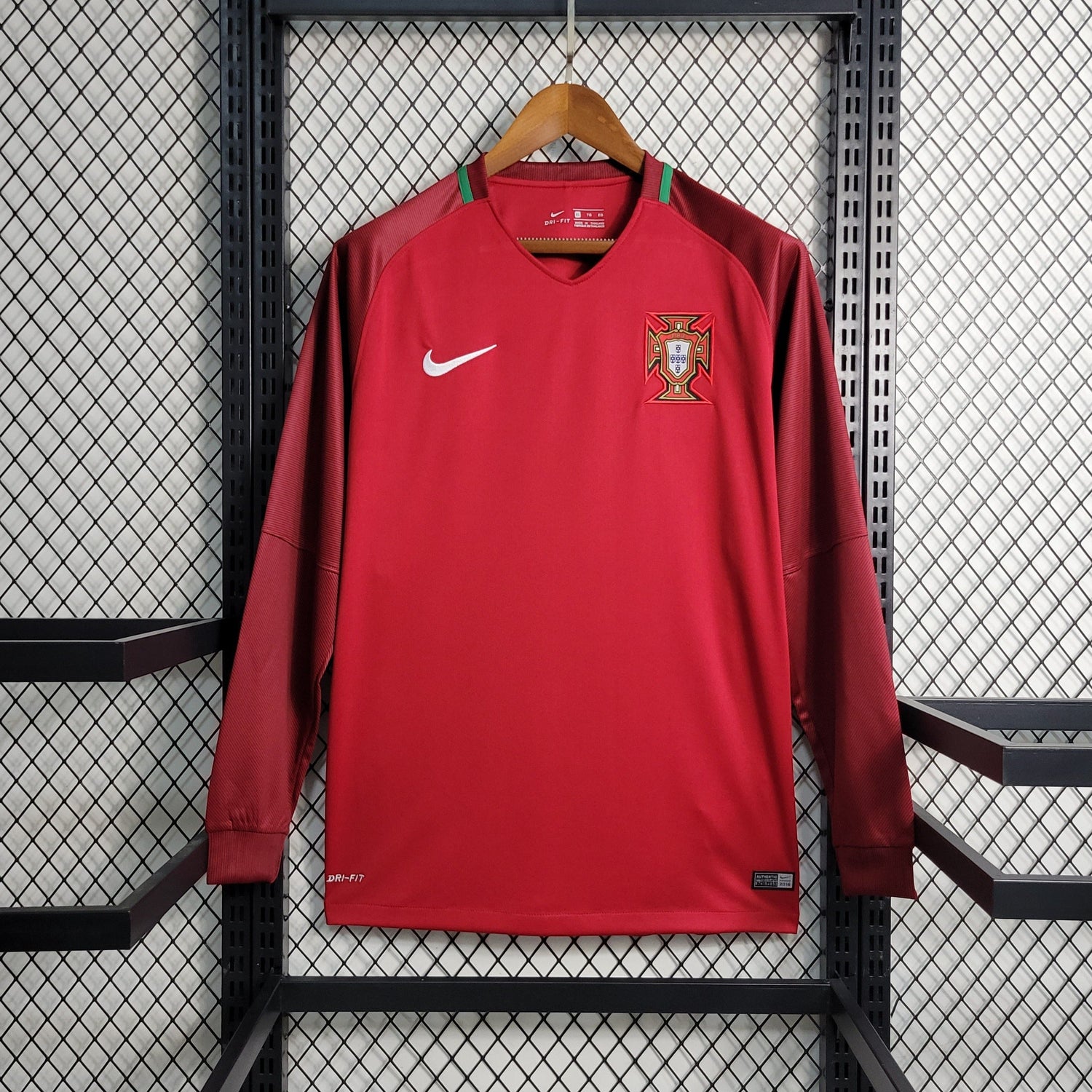 Portugal 2016 Home Retro Jersey FULL SLEEVE
