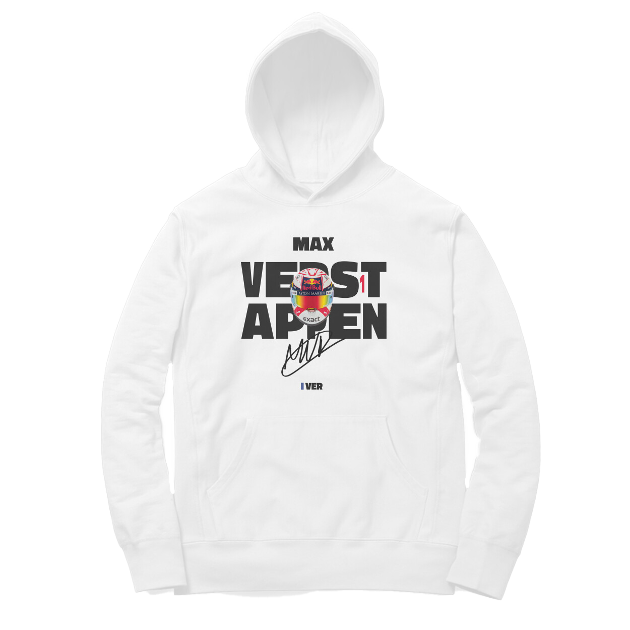 Max Verstappen Helmet Graphic Unisex Hoodie