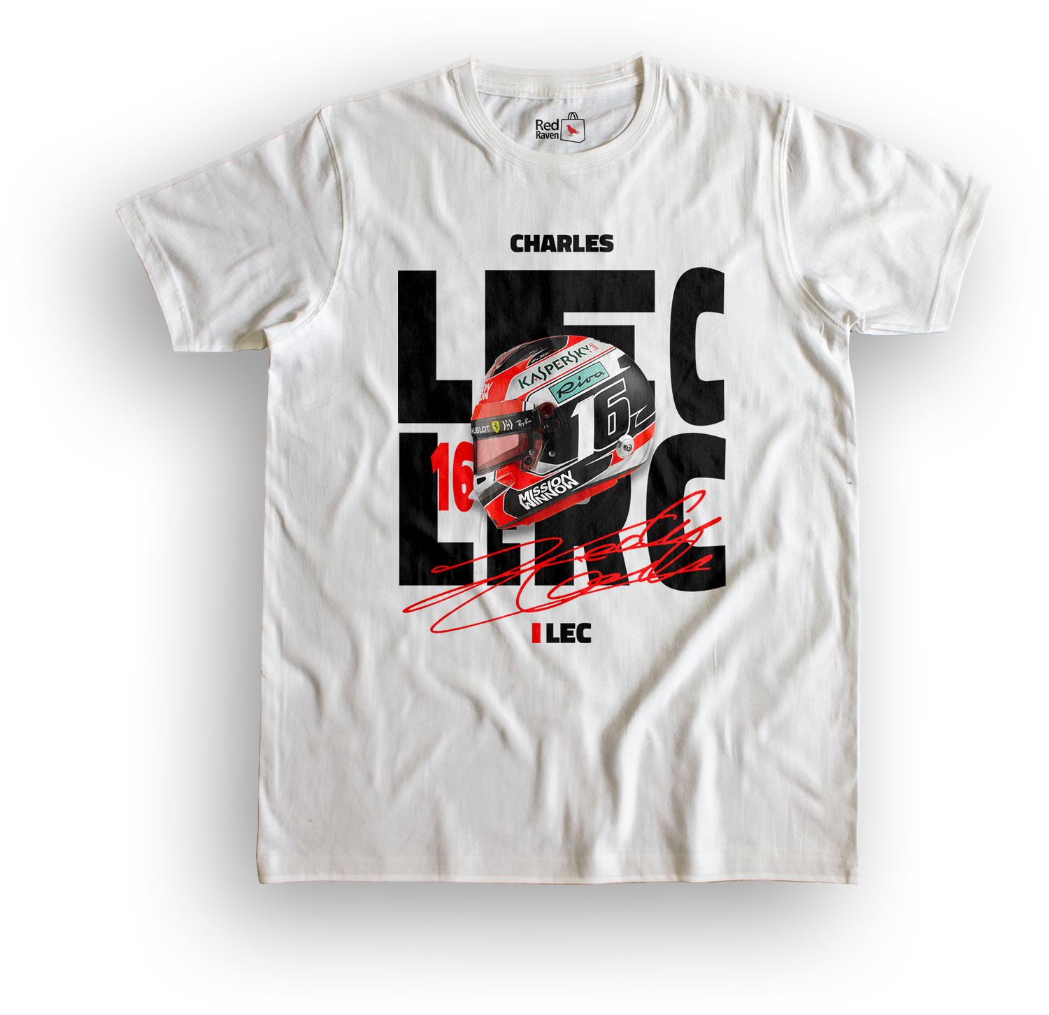 Charles Leclerc Helmet Graphic - Unisex T-Shirt