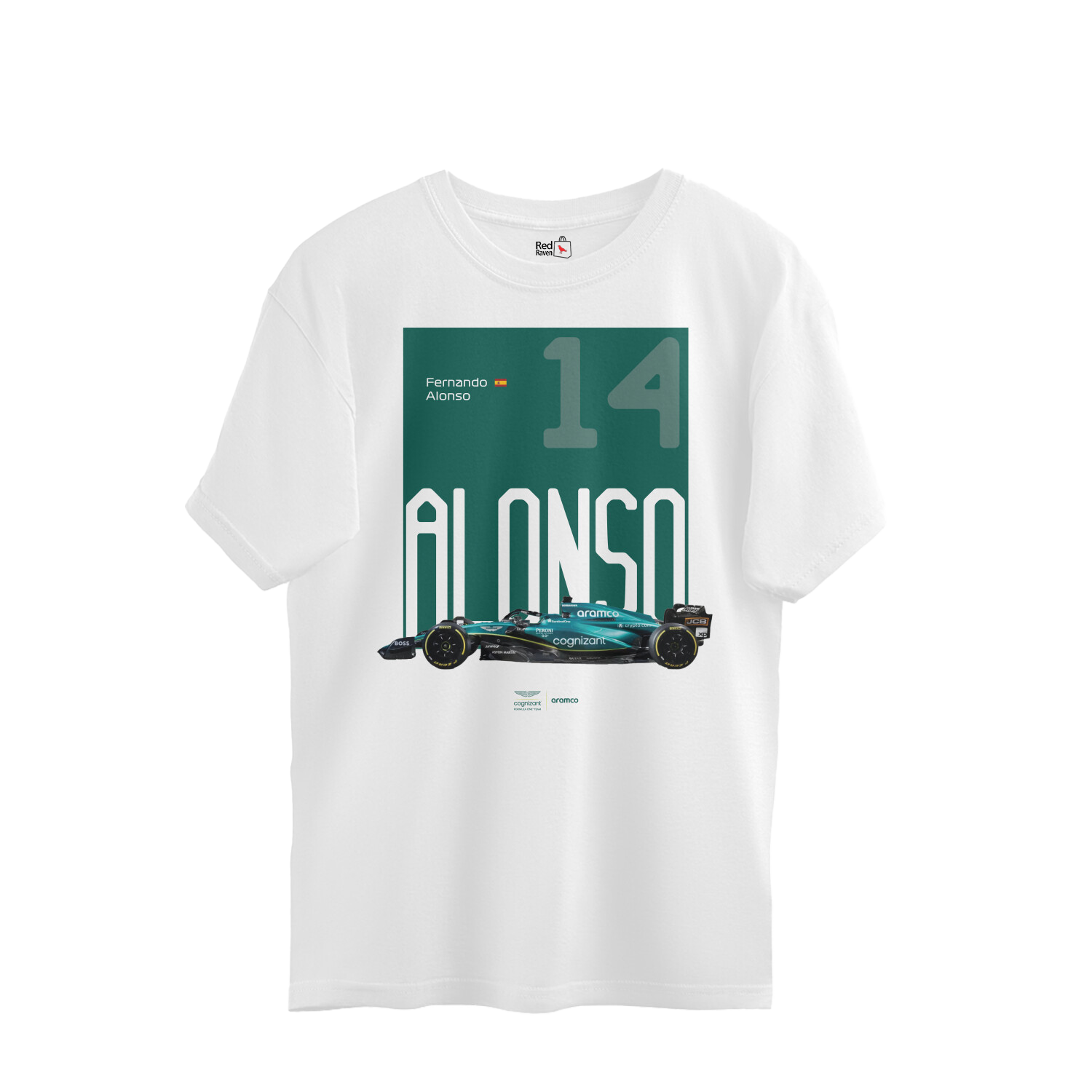 Fernando Alonso 2023 car Oversized Tee