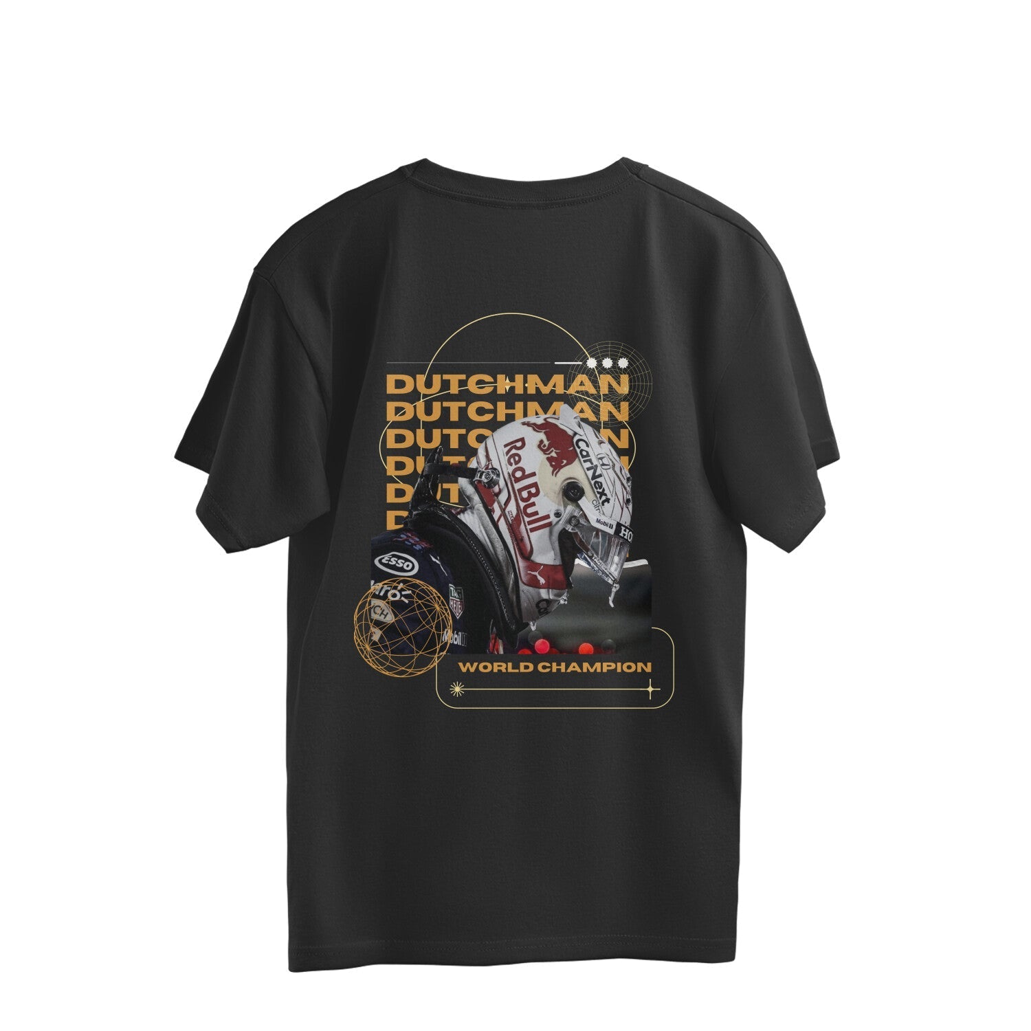 Max Verstappen The Dutchman Streetwear Oversized tee [Back]