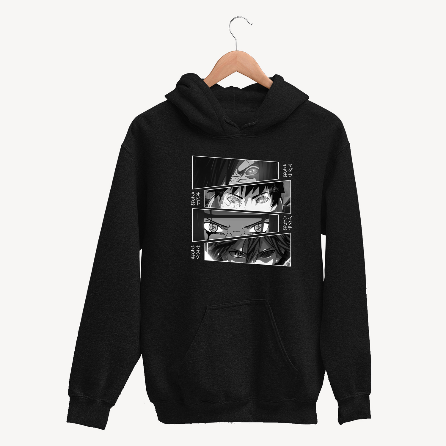 Uchiha B & W - Unisex Hoodie [CLEARANCE SALE]